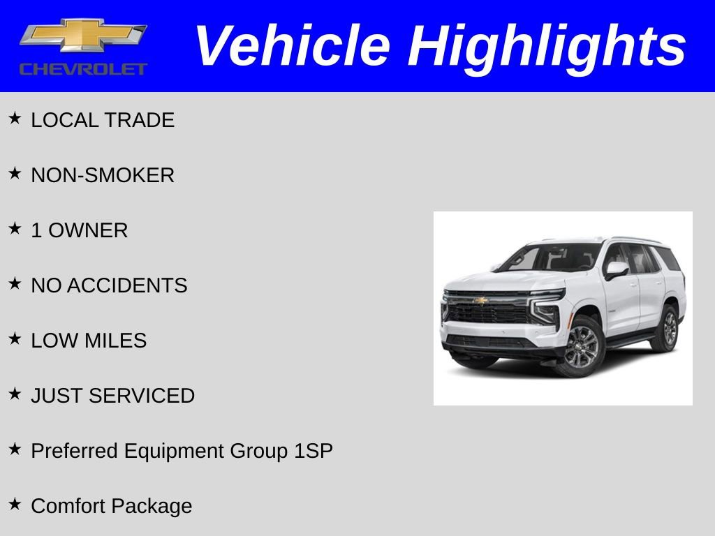 Used 2025 Chevrolet Tahoe RST w/ Comfort Package AWD/4WD image 2