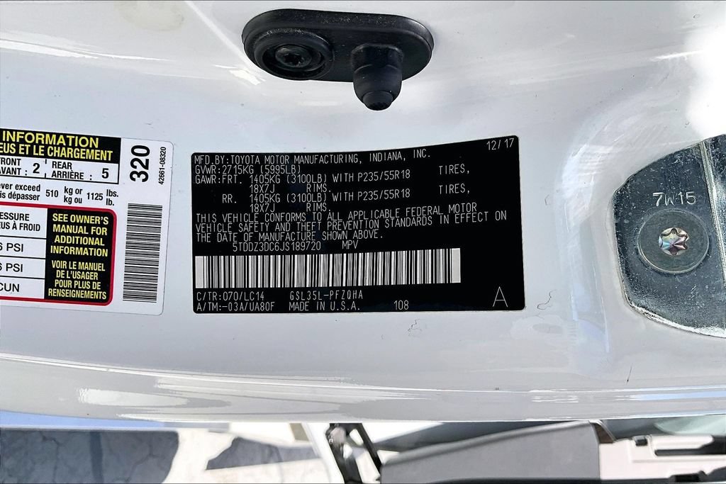 Used 2018 Toyota Sienna XLE AWD/4WD image 19