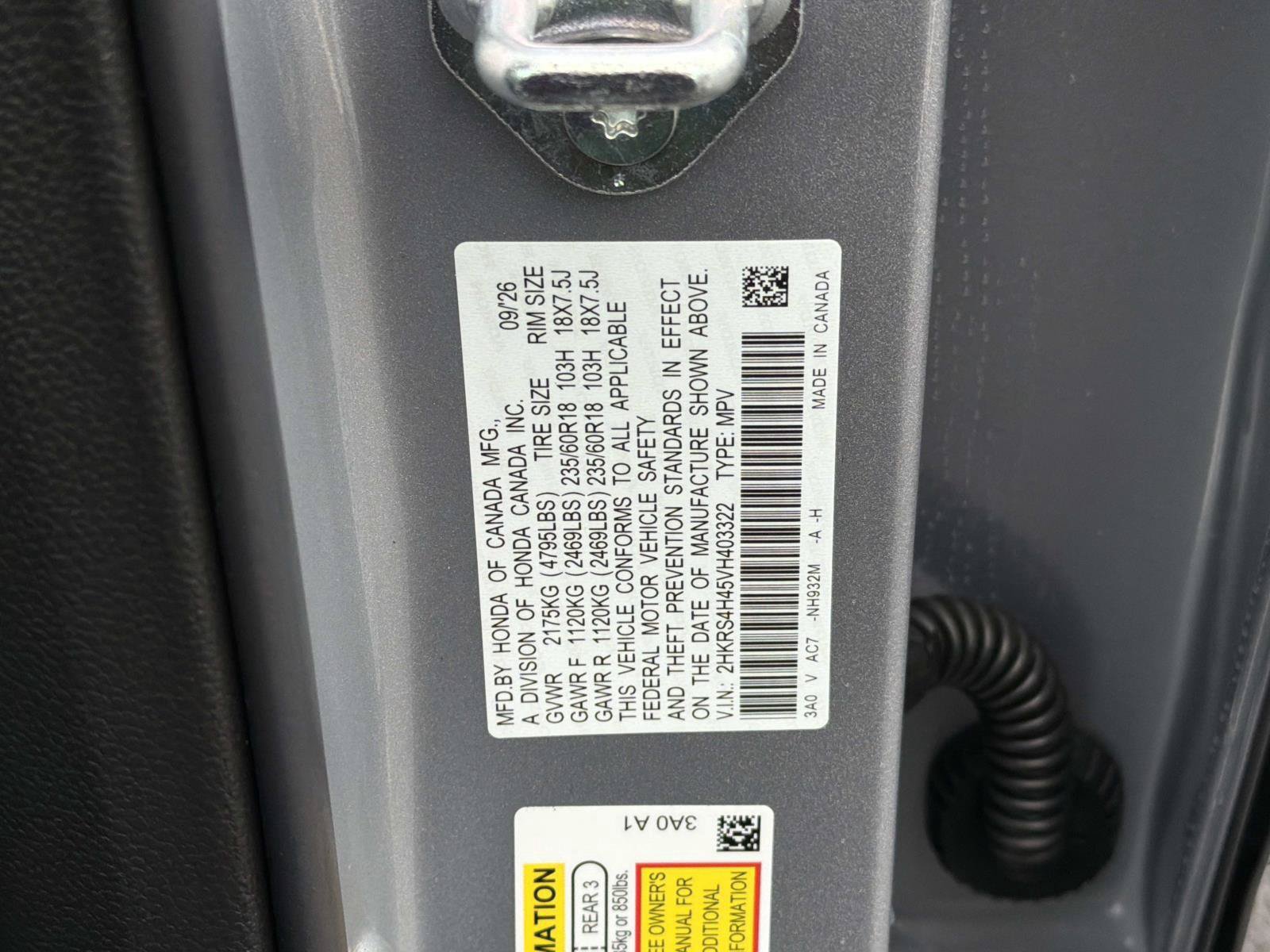 New 2027 Honda CR-V EX image 21