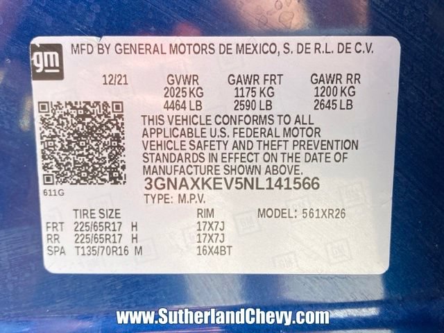 Used 2022 Chevrolet Equinox LT FWD image 41