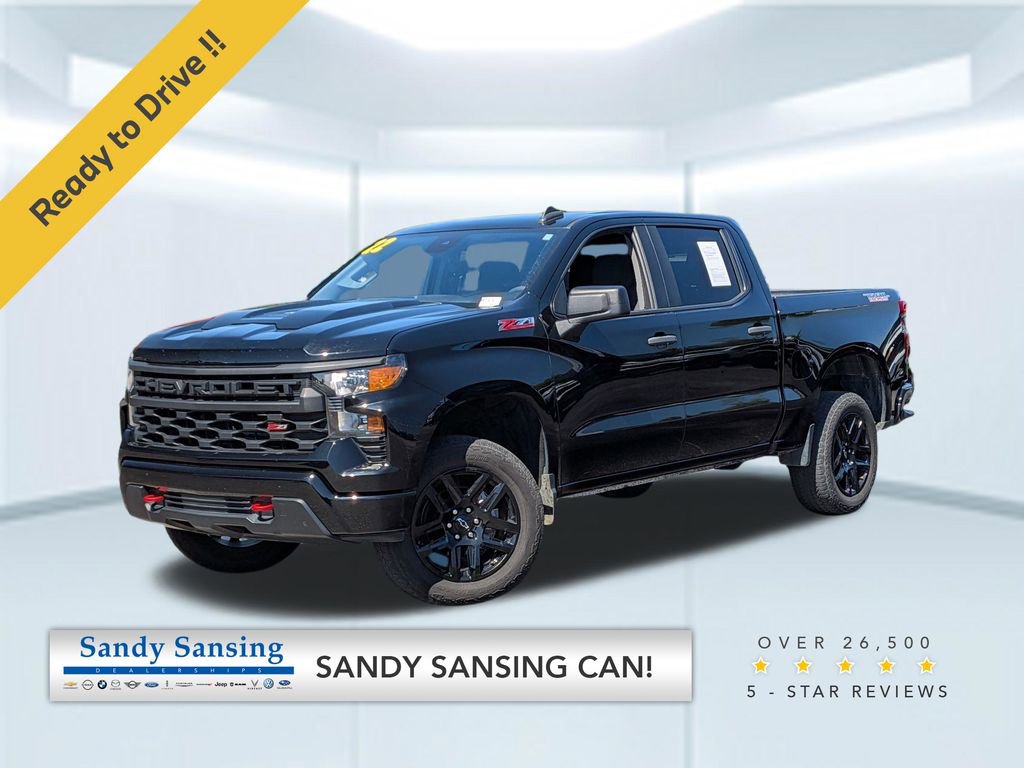 Used 2022 Chevrolet Silverado 1500 Custom Trail Boss AWD/4WD image 1