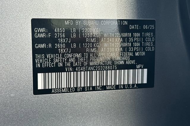 Used 2025 Subaru Outback Limited image 36