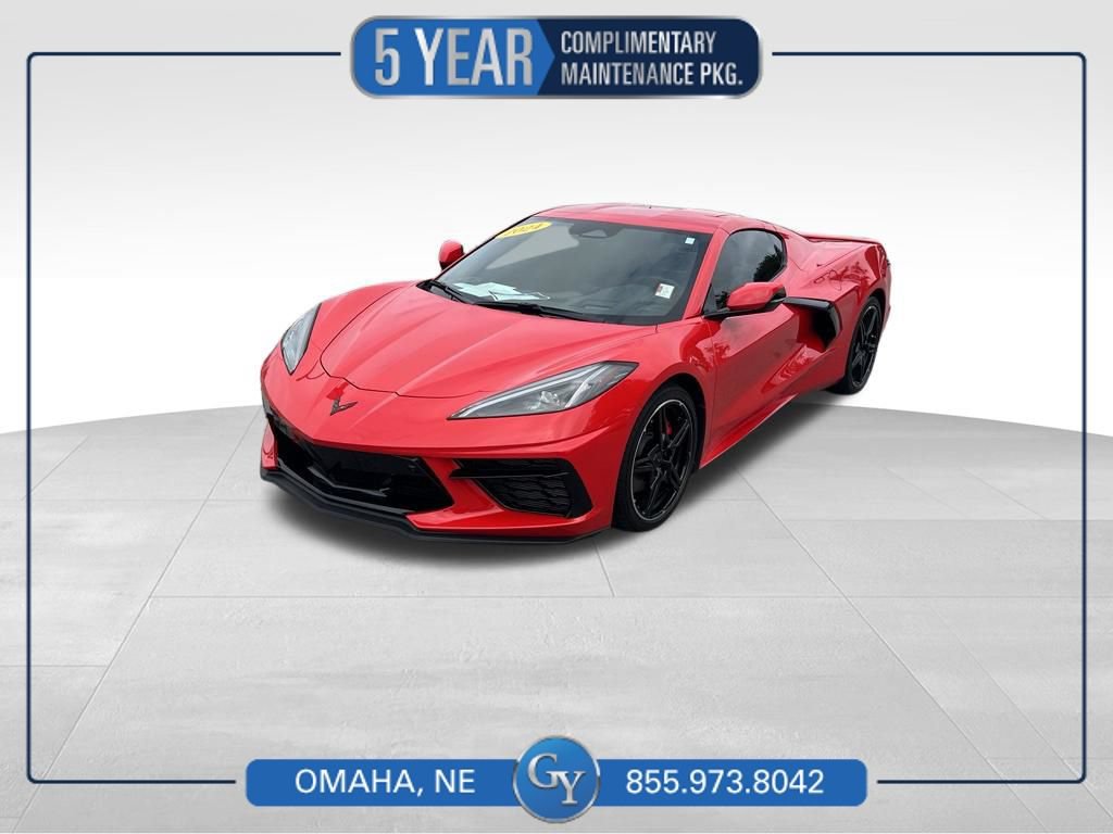 Used 2024 Chevrolet Corvette Stingray Preferred Cpe w/ Battery Protection Package RWD image 1