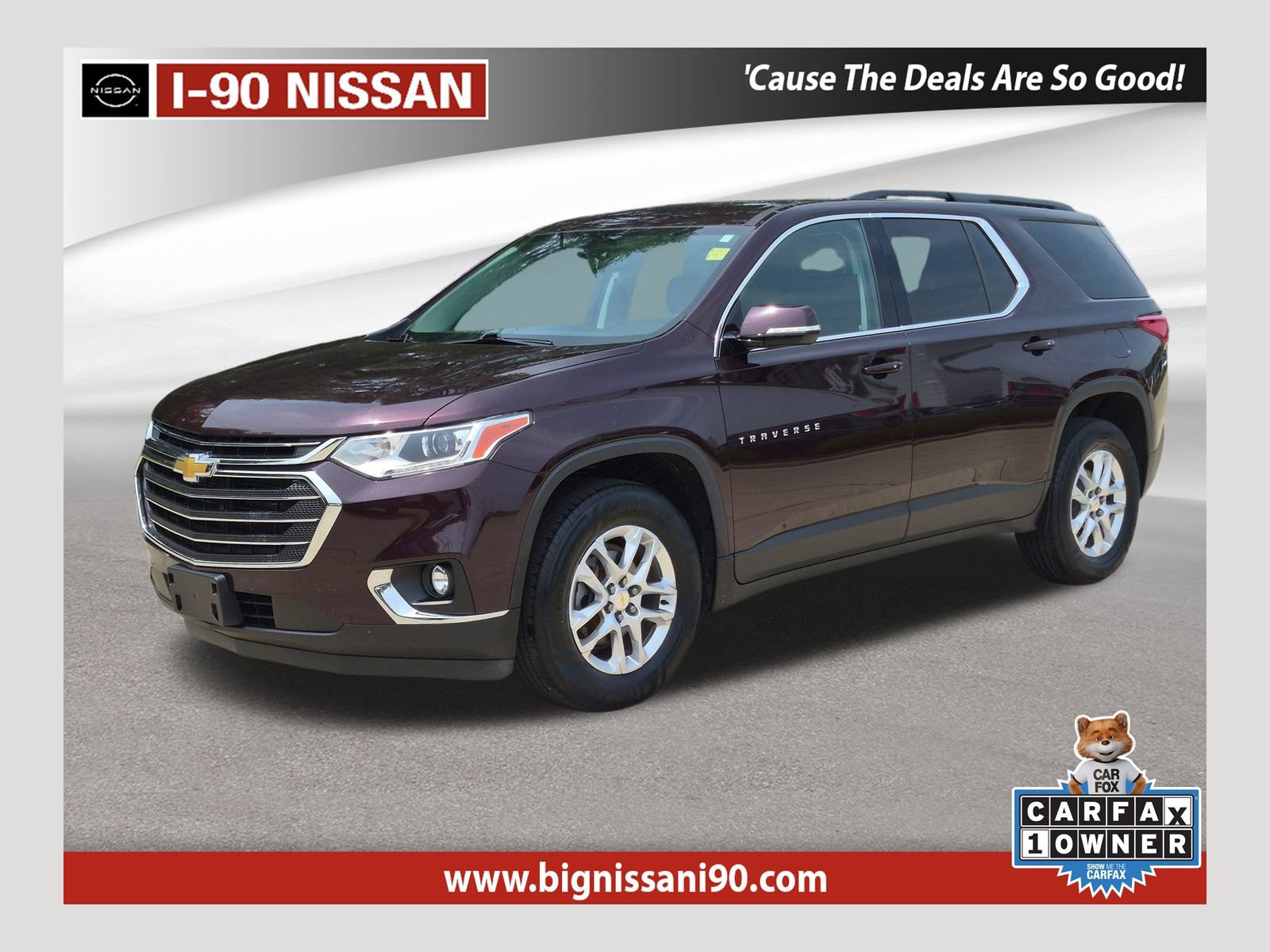 Used 2019 Chevrolet Traverse LT FWD video 1