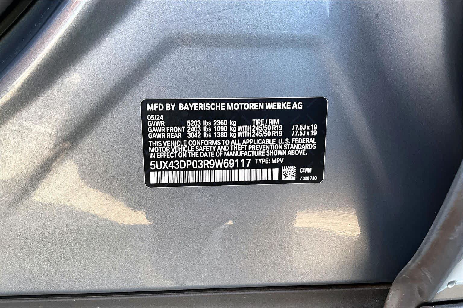 Used 2024 BMW X3 sDrive30i w/ Convenience Package RWD image 38