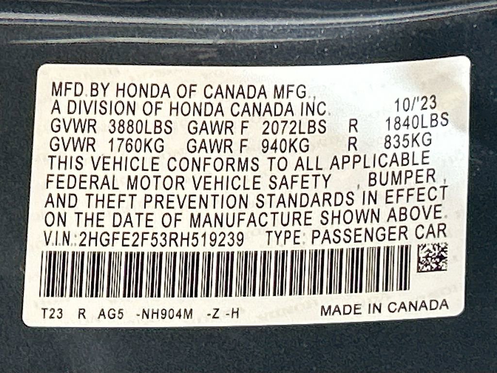 Used 2024 Honda Civic Sport image 27