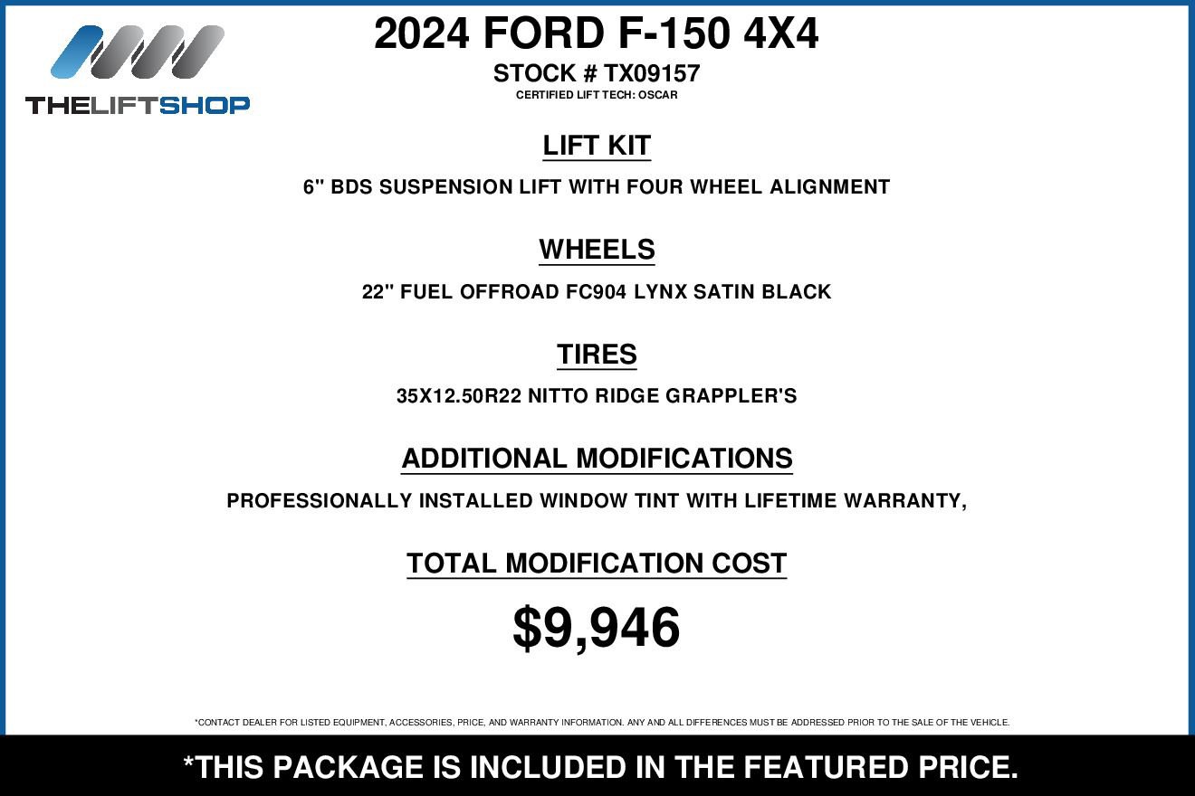 Used 2024 Ford F150 Platinum w/ Equipment Group 702A High AWD/4WD image 2