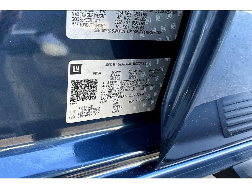 Used 2020 Chevrolet Silverado 1500 LT Trail Boss image 17