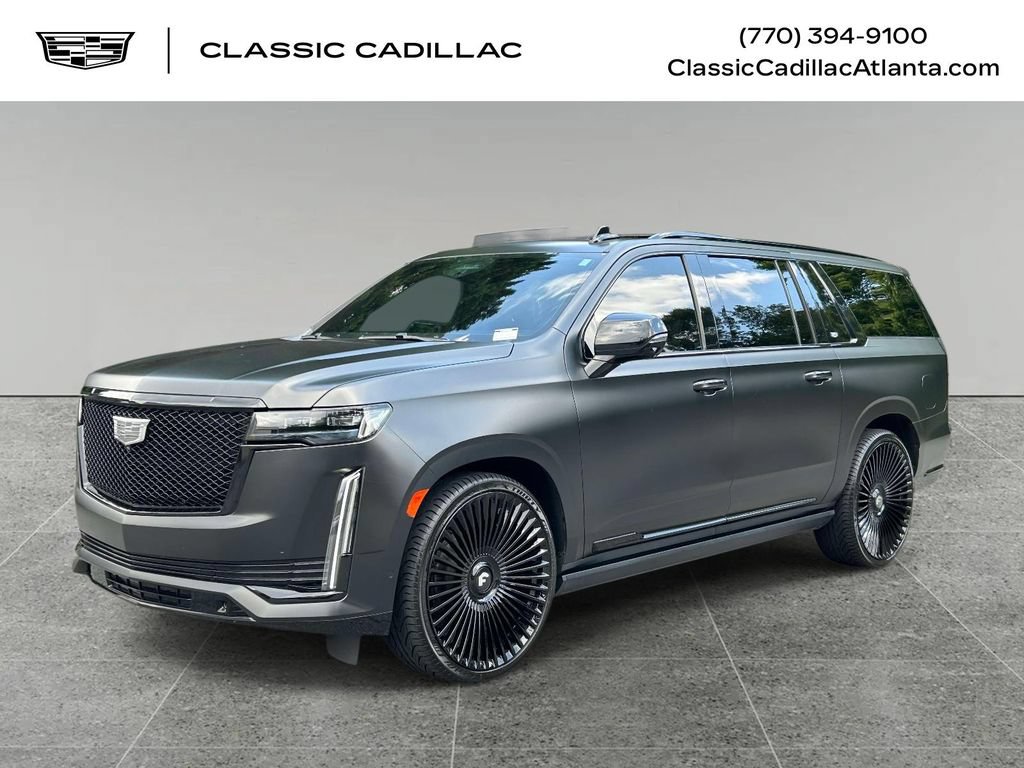 Used 2023 Cadillac Escalade ESV Sport w/ LPO, ONYX Package AWD/4WD image 1