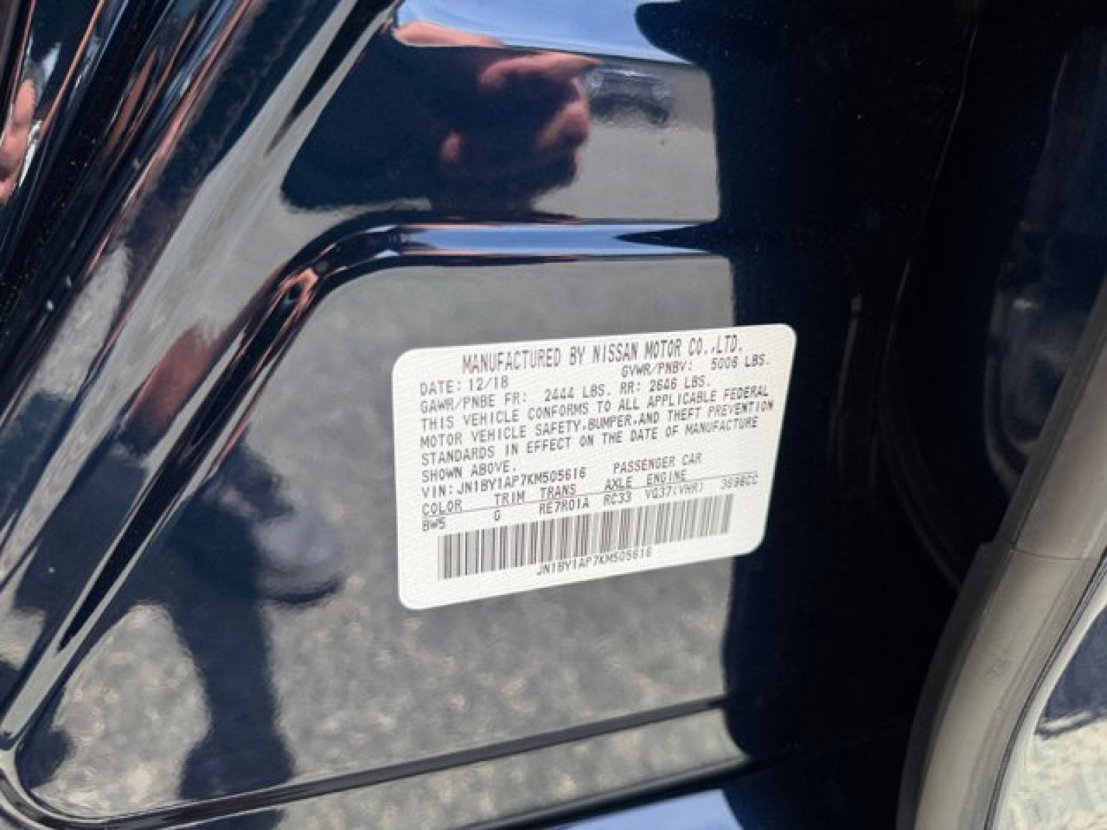 Used 2019 INFINITI Q70 Luxe RWD image 22