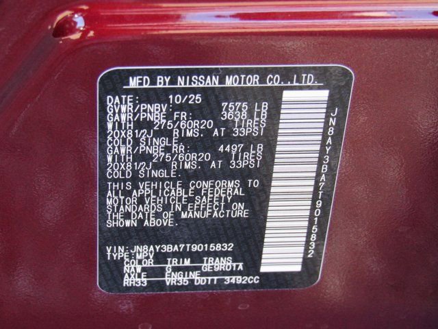 New 2026 Nissan Armada SL w/ Captain's Chari Seat Package image 15