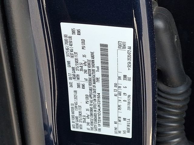 Used 2018 Ford F150 Lariat w/ Equipment Group 502A Luxury image 27