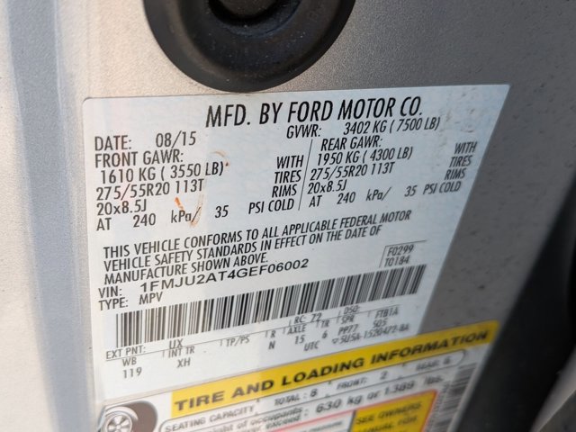 Used 2016 Ford Expedition Limited AWD/4WD image 26