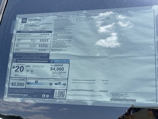 New 2026 Toyota Tundra Platinum AWD/4WD image 27