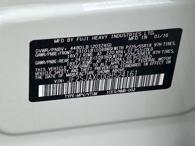 Used 2016 Subaru Forester 2.5i Touring w/ Eyesight & Navigation System AWD/4WD image 37
