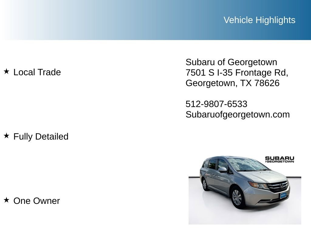 Used 2016 Honda Odyssey EX-L image 9