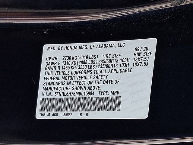 Used 2021 Honda Odyssey EX-L image 27