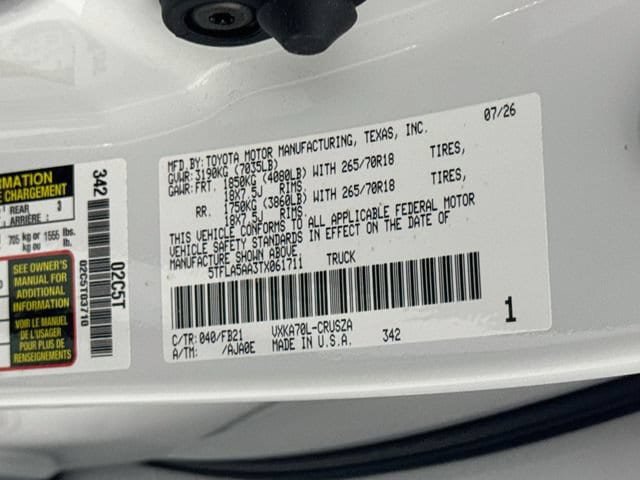New 2026 Toyota Tundra SR5 RWD image 29