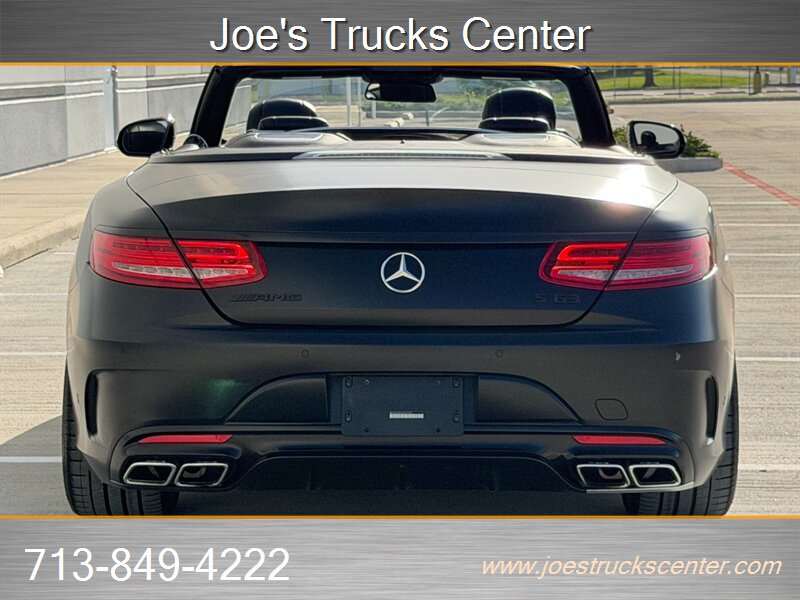 Used 2017 Mercedes-Benz S 63 AMG 4MATIC Cabriolet w/ Driver Assistance Package image 15