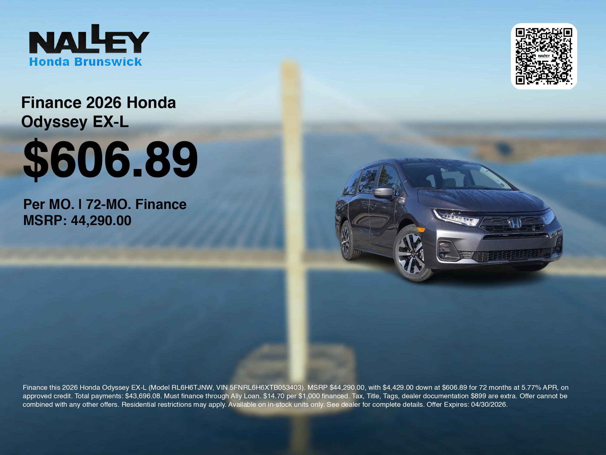 New 2026 Honda Odyssey EX-L image 7