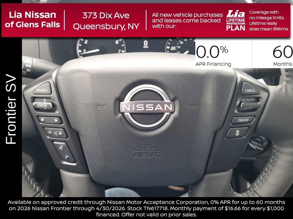 New 2026 Nissan Frontier SV w/ SV Convenience Package image 18