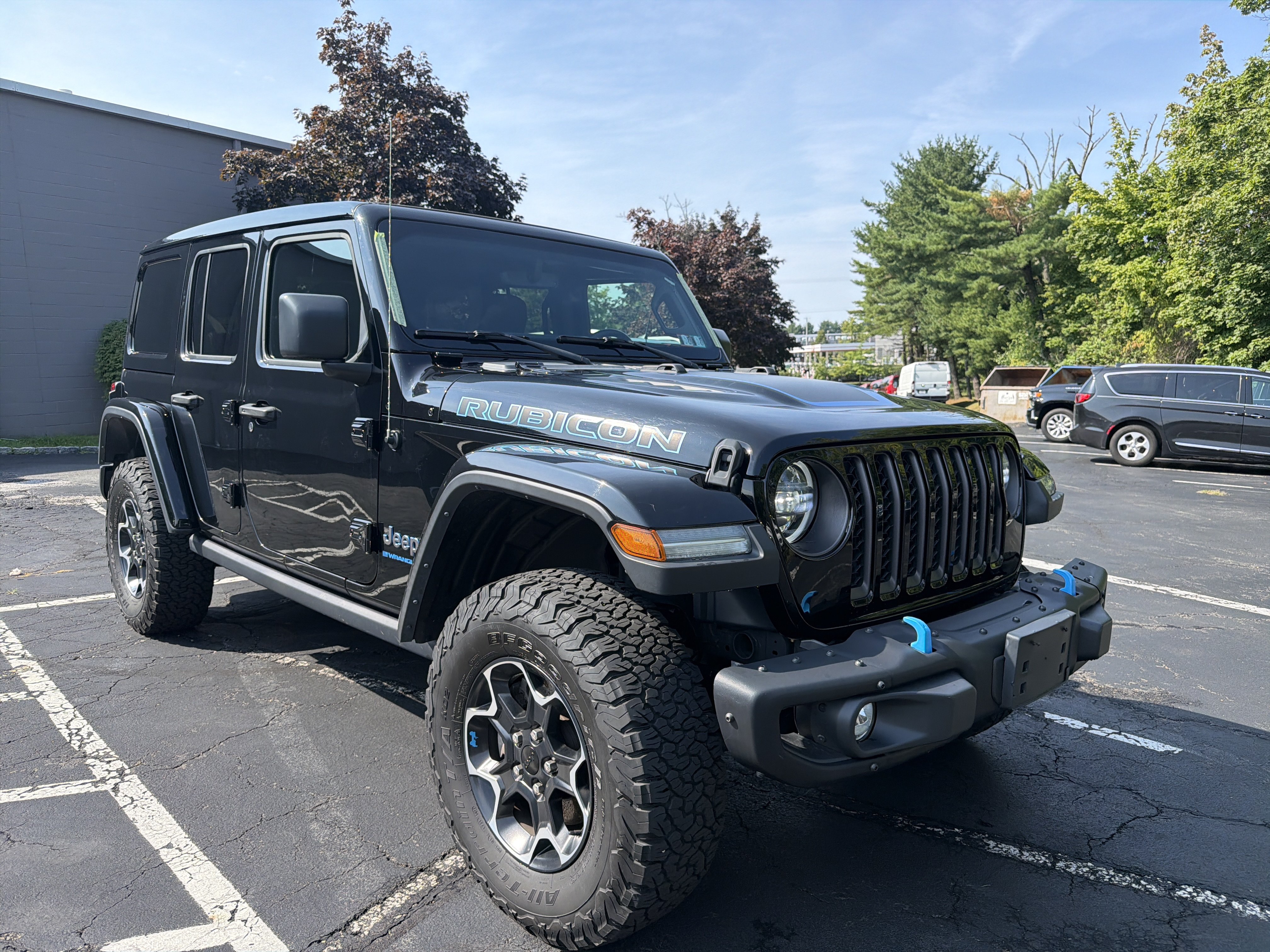 Certified 2023 Jeep Wrangler Unlimited Rubicon 4xe w/ Steel Bumper Group AWD/4WD image 1