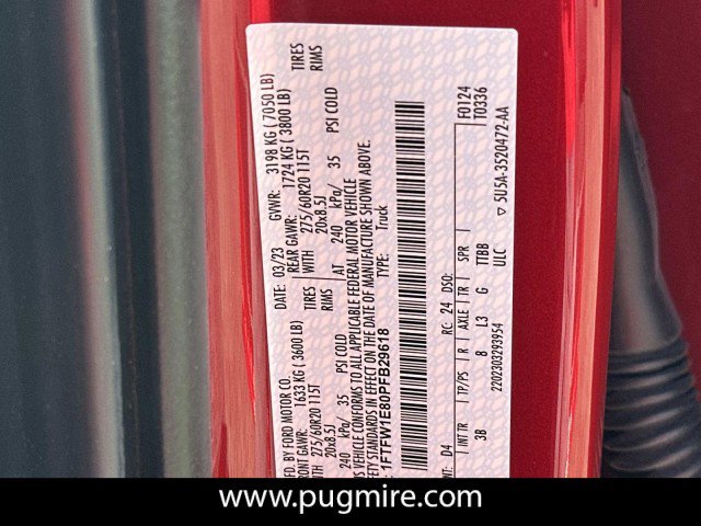 Used 2023 Ford F150 Platinum w/ Equipment Group 701A High image 36