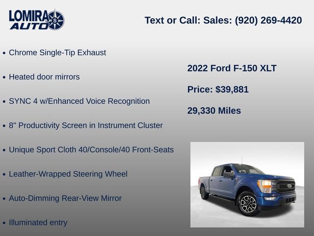 Used 2022 Ford F150 XLT w/ Equipment Group 301A Mid AWD/4WD image 39
