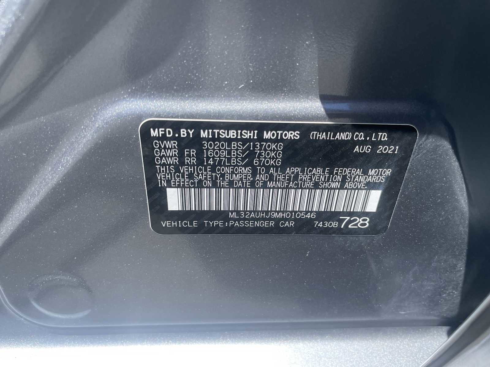 Used 2021 Mitsubishi Mirage SE image 24