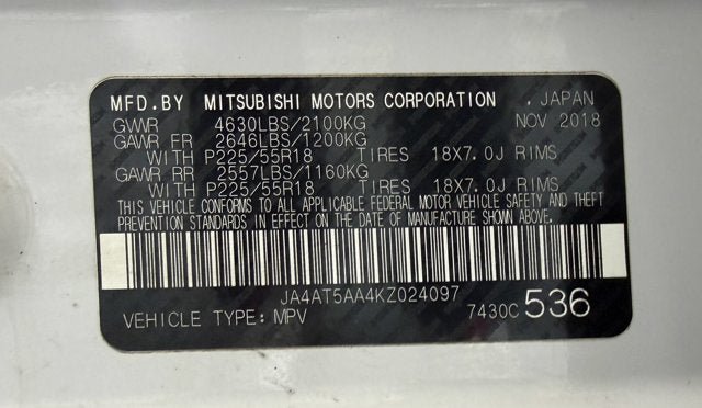 Used 2019 Mitsubishi Eclipse Cross SE AWD/4WD image 14