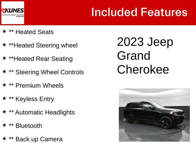 Used 2023 Jeep Grand Cherokee Limited w/ Black Appearance Package AWD/4WD image 5
