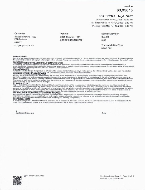 Used 2009 Chevrolet HHR LS image 33