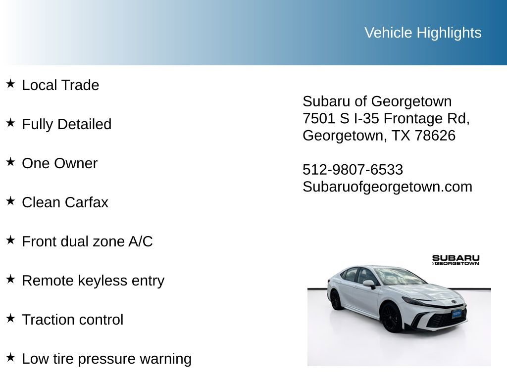 Used 2025 Toyota Camry SE image 9