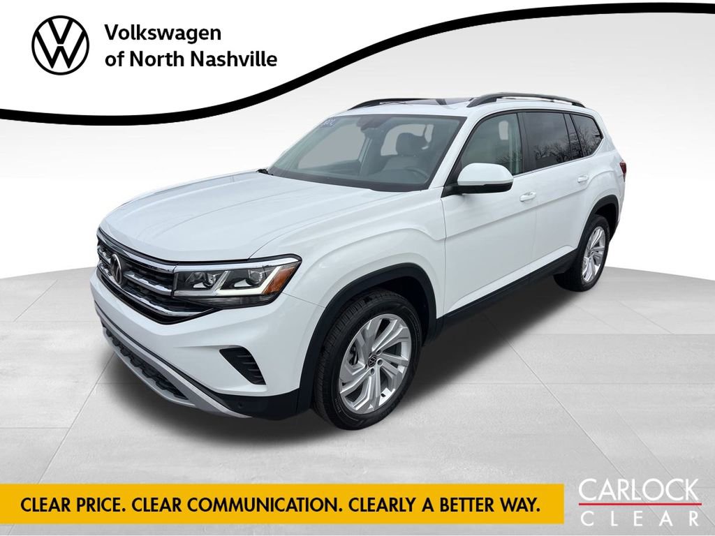 Used 2021 Volkswagen Atlas SE w/ Panoramic Sunroof Package