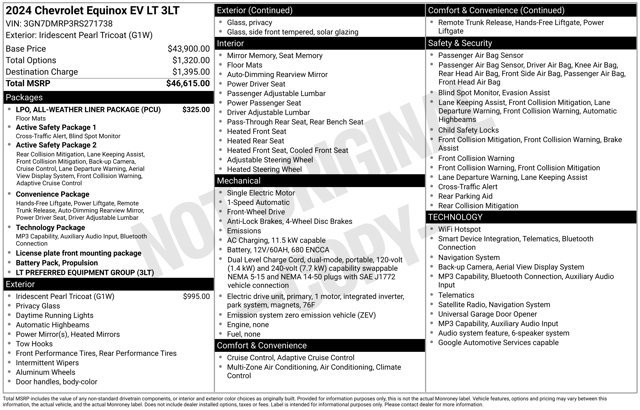 Certified 2024 Chevrolet Equinox EV LT FWD image 24