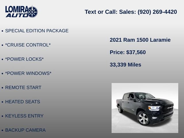 Used 2021 RAM 1500 Laramie AWD/4WD image 27