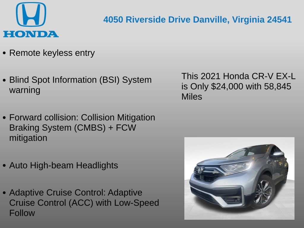 Used 2021 Honda CR-V EX-L image 17