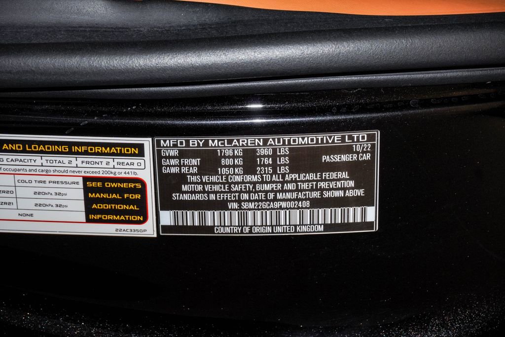 Used 2023 McLaren GT RWD image 35
