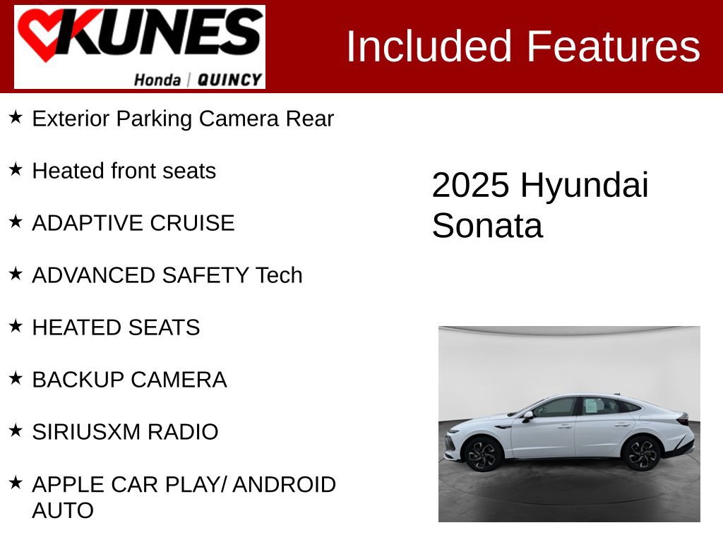 Used 2025 Hyundai Sonata SEL FWD image 2