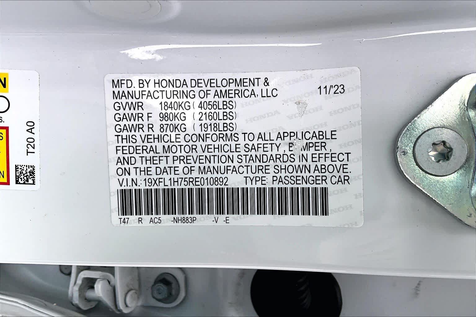 Used 2024 Honda Civic EX-L image 34