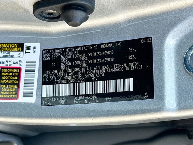 Used 2022 Toyota Highlander XLE image 30