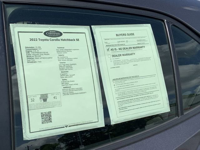 Certified 2022 Toyota Corolla SE image 35