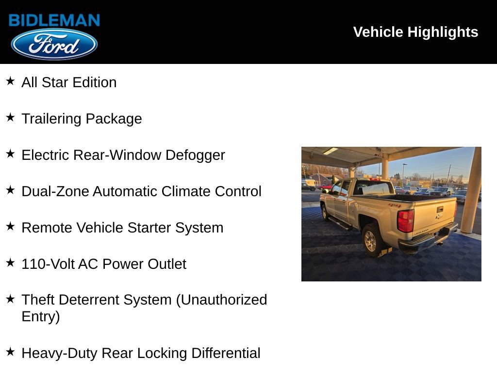 Used 2017 Chevrolet Silverado 1500 LT w/ All Star Edition image 8