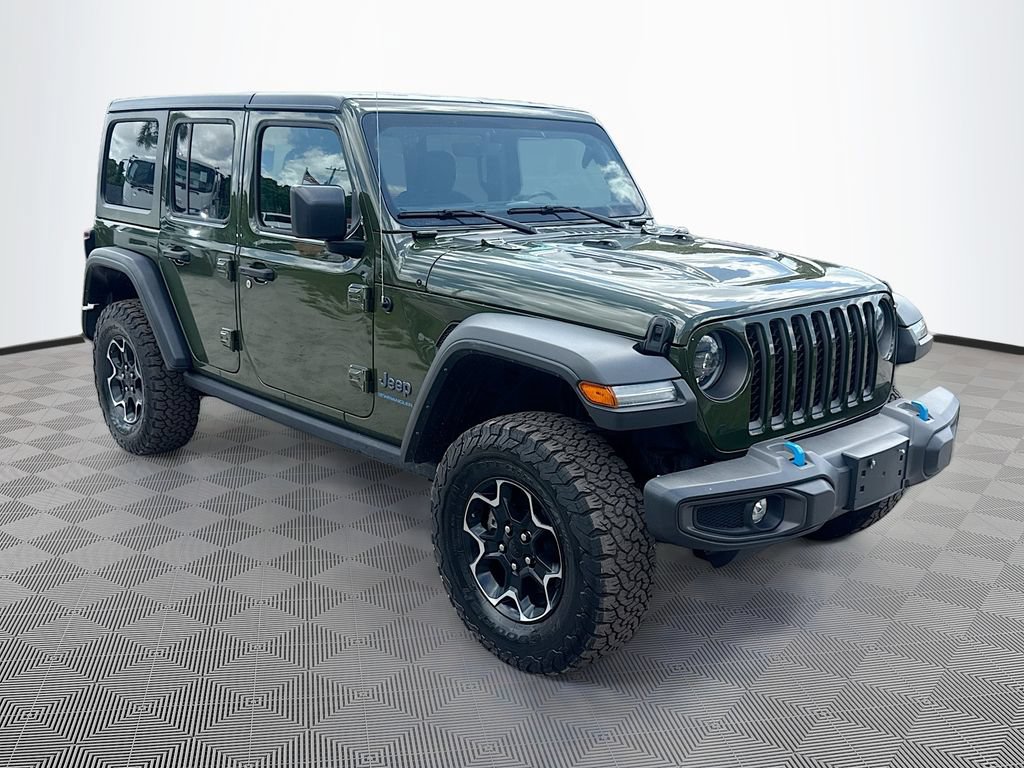 Used 2023 Jeep Wrangler Unlimited Rubicon 4xe w/ Cold Weather Group AWD/4WD image 4