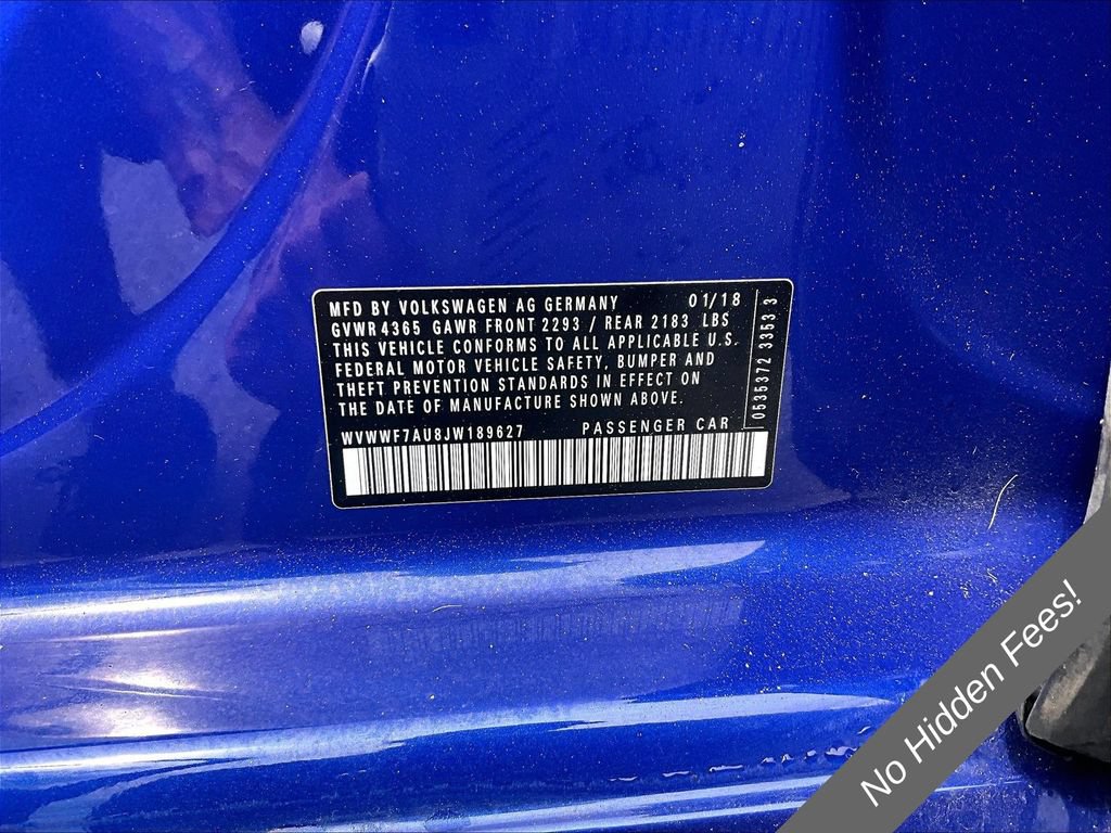 Used 2018 Volkswagen Golf R 4-Door AWD/4WD image 29
