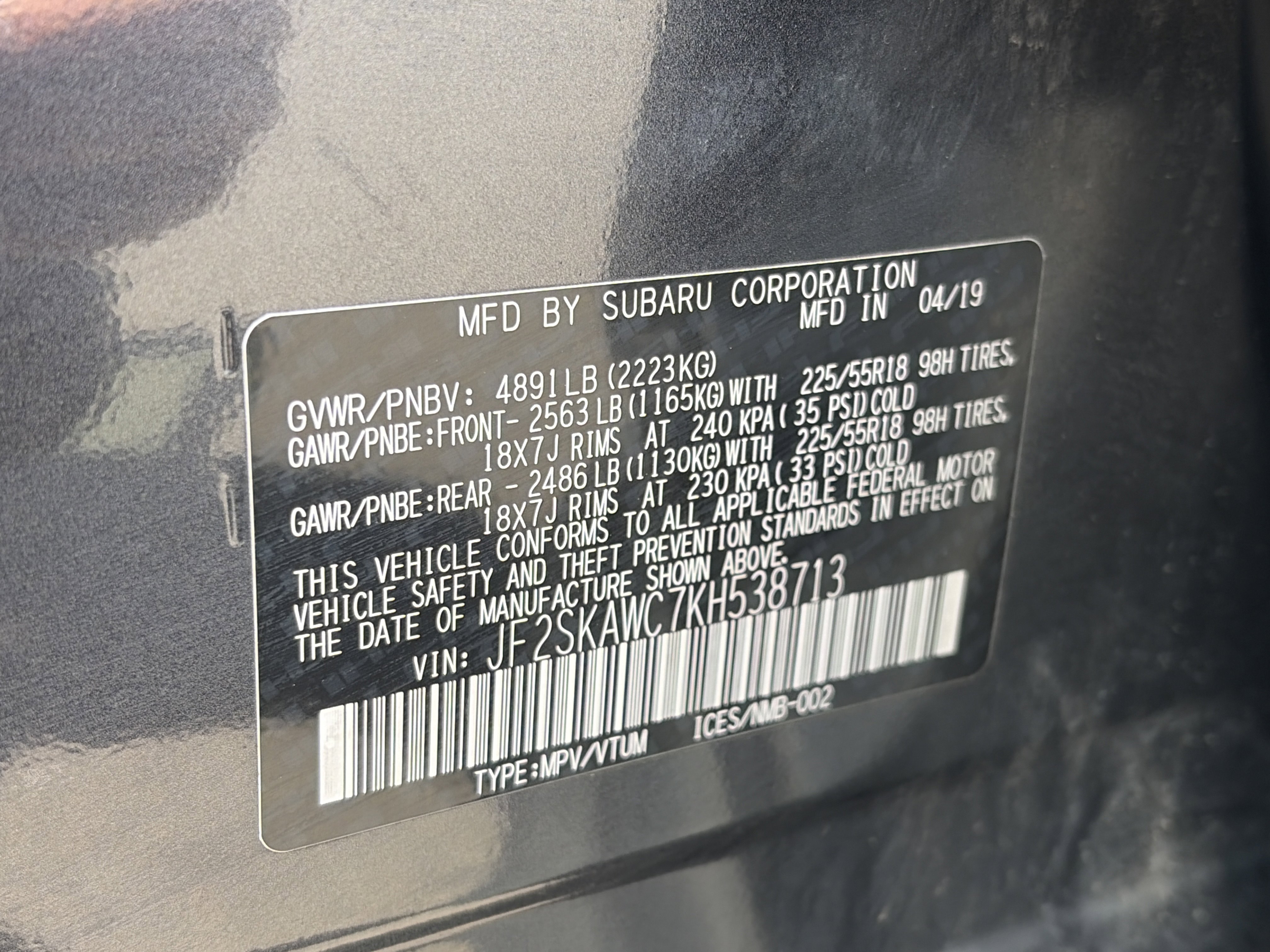 Used 2019 Subaru Forester Touring AWD/4WD image 35