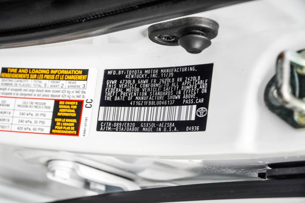 Used 2020 Toyota Avalon Touring w/ All Weather Liner Package FWD image 43