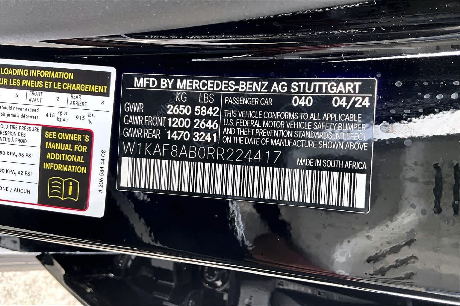 Certified 2024 Mercedes-Benz C 36 AMG S image 64