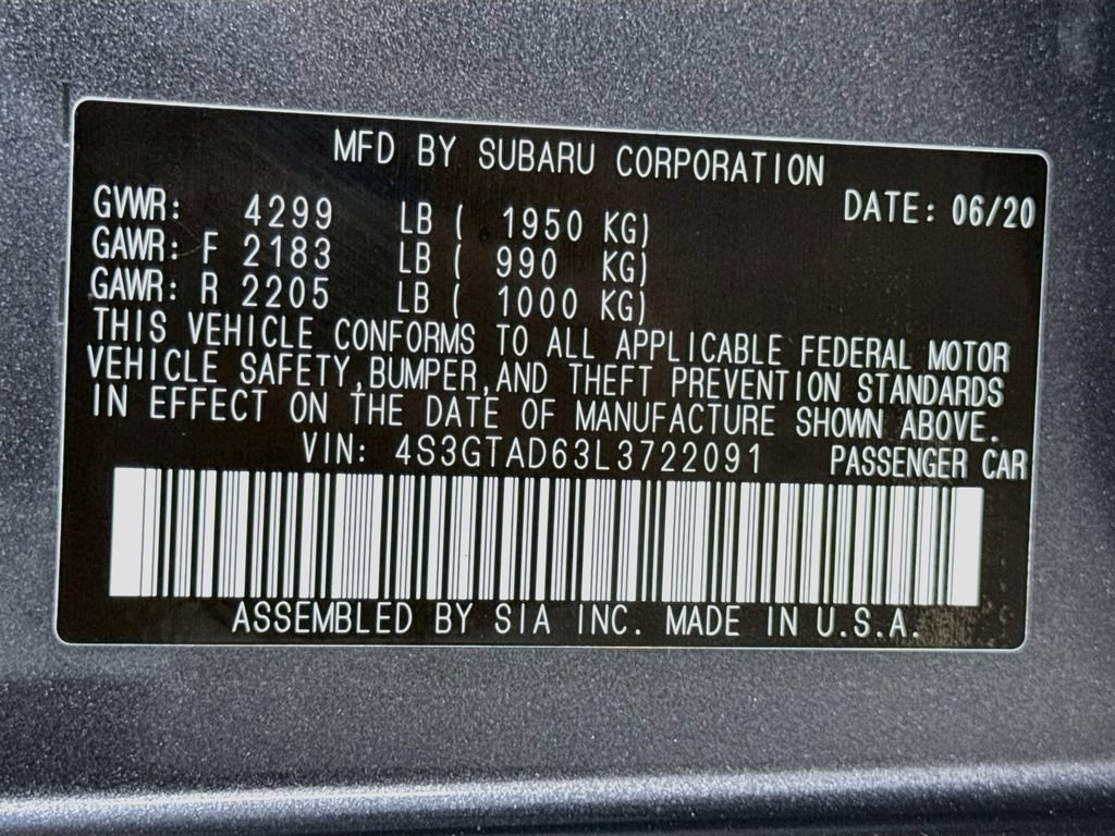 Used 2020 Subaru Impreza 2.0i Premium w/ Popular Package #2 AWD/4WD image 33