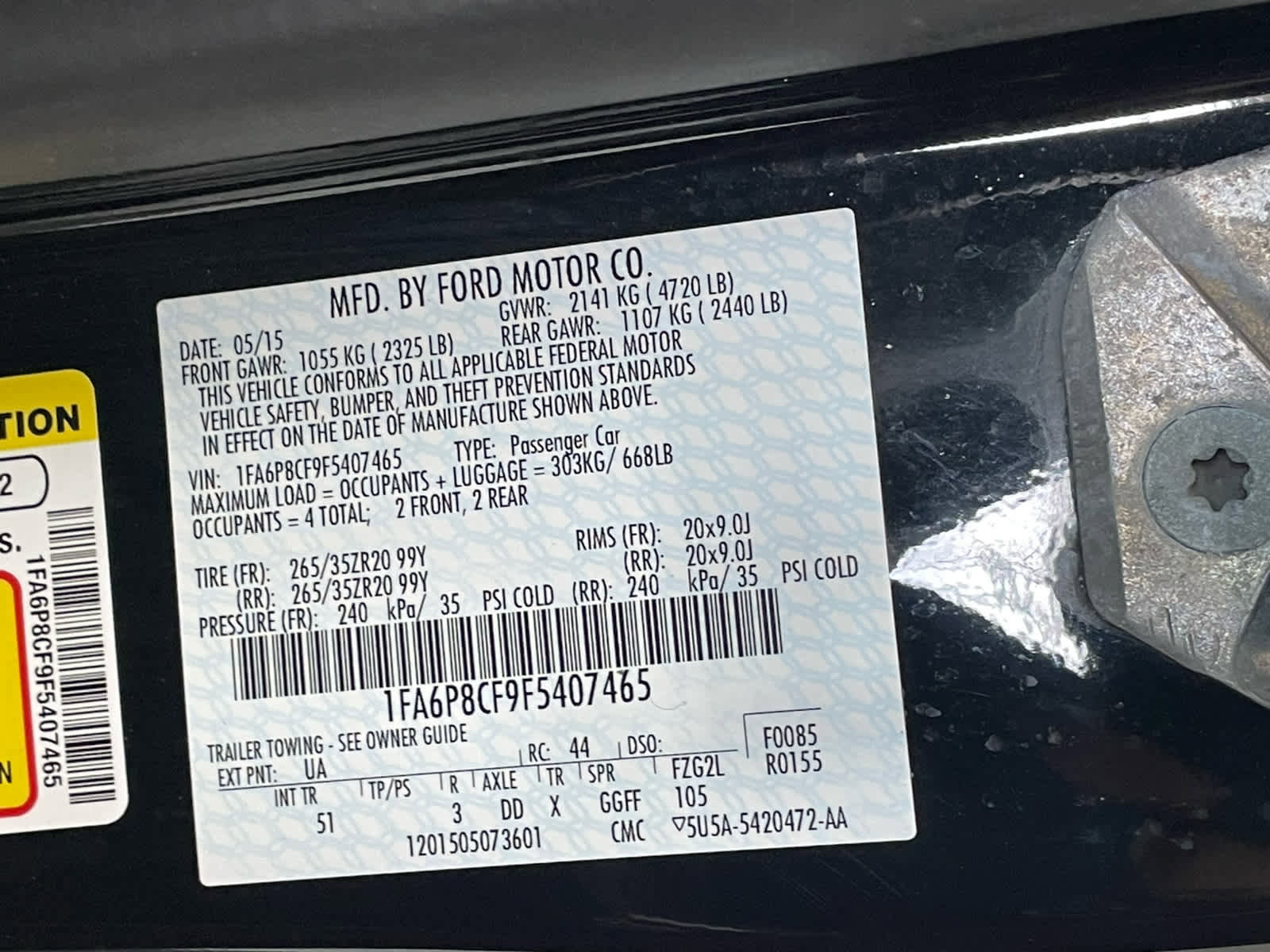 Used 2015 Ford Mustang GT Premium w/ Equipment Group 401A RWD image 16